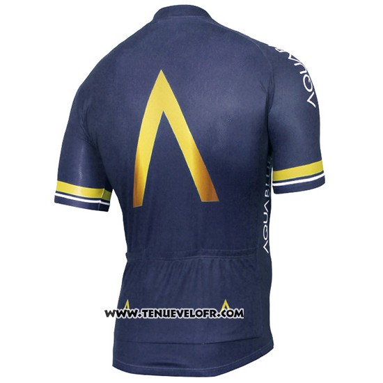 2017 Maillot Ciclismo Aqua Bleu Manches Courtes et Cuissard